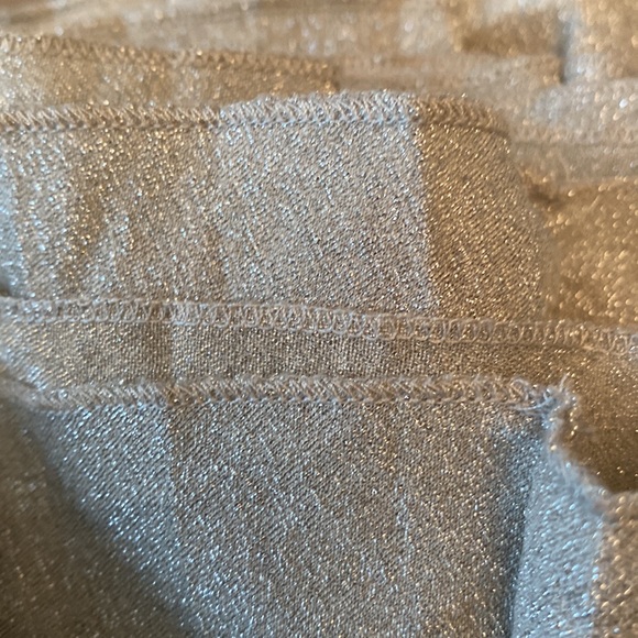 Anthropologie Elevenses Silver Metallic Luna Pleated Dress size 6 dressy - Picture 14 of 14